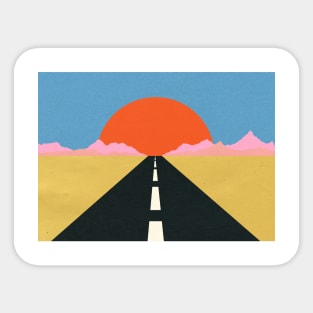 Road To Sun Sticker